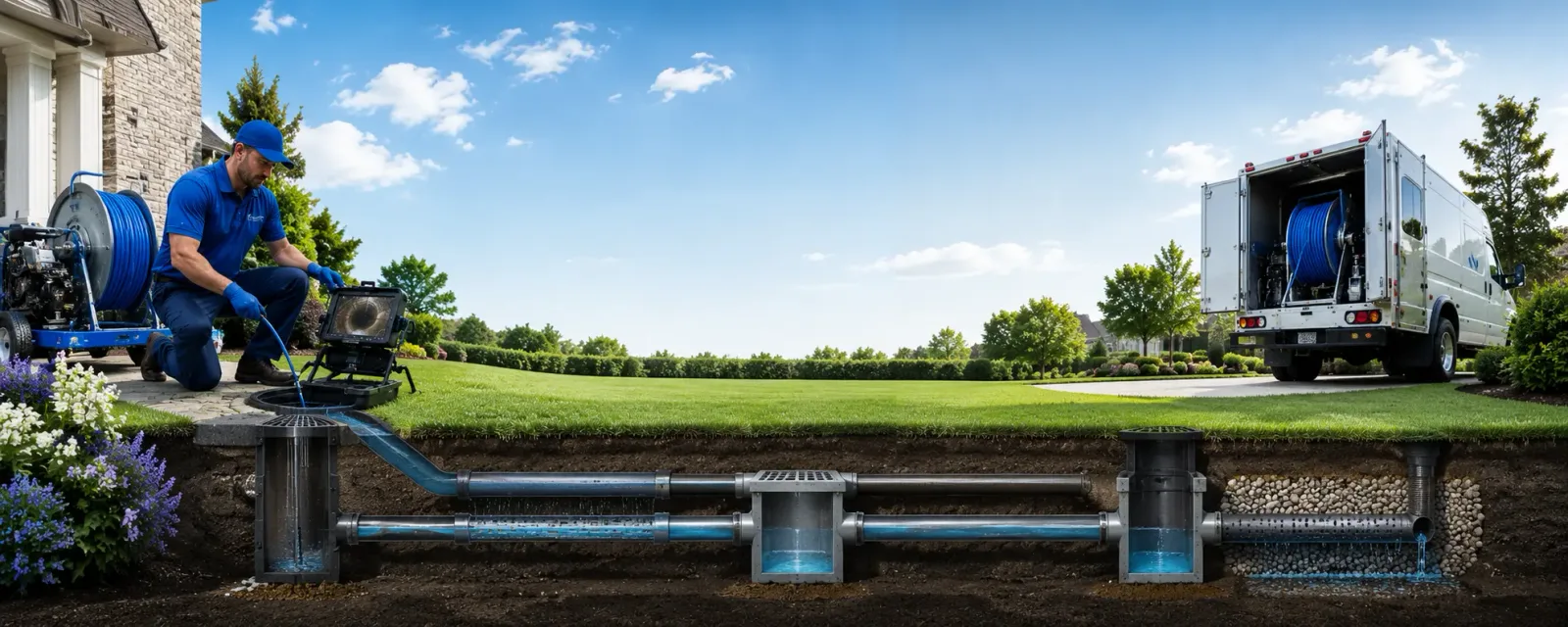 Outdoor drain cleaning information for Lyme, NH